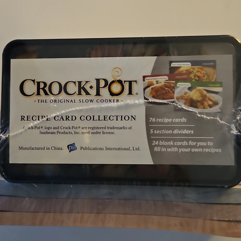 CrockPot Recipe Card Collection